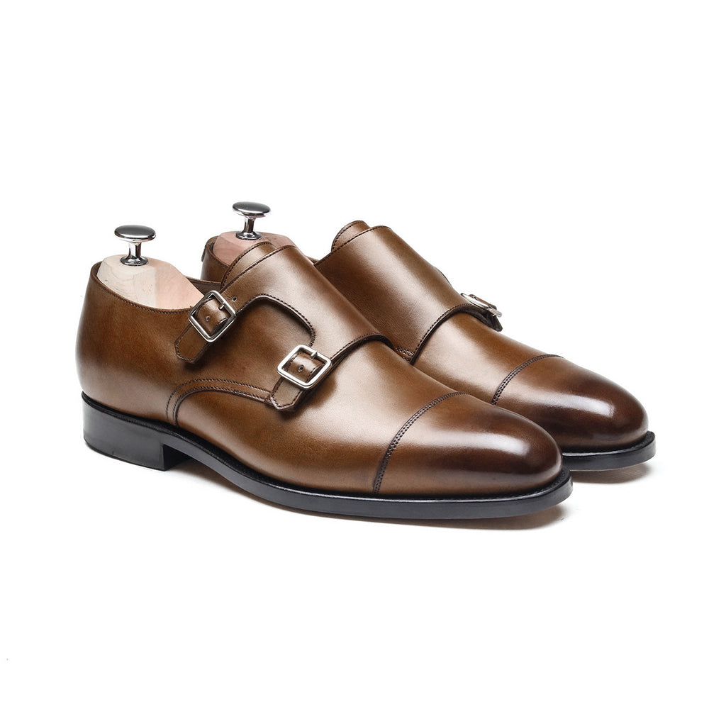 Alexander Chaussures Homme Monk (Boucles) Fumé Marron
