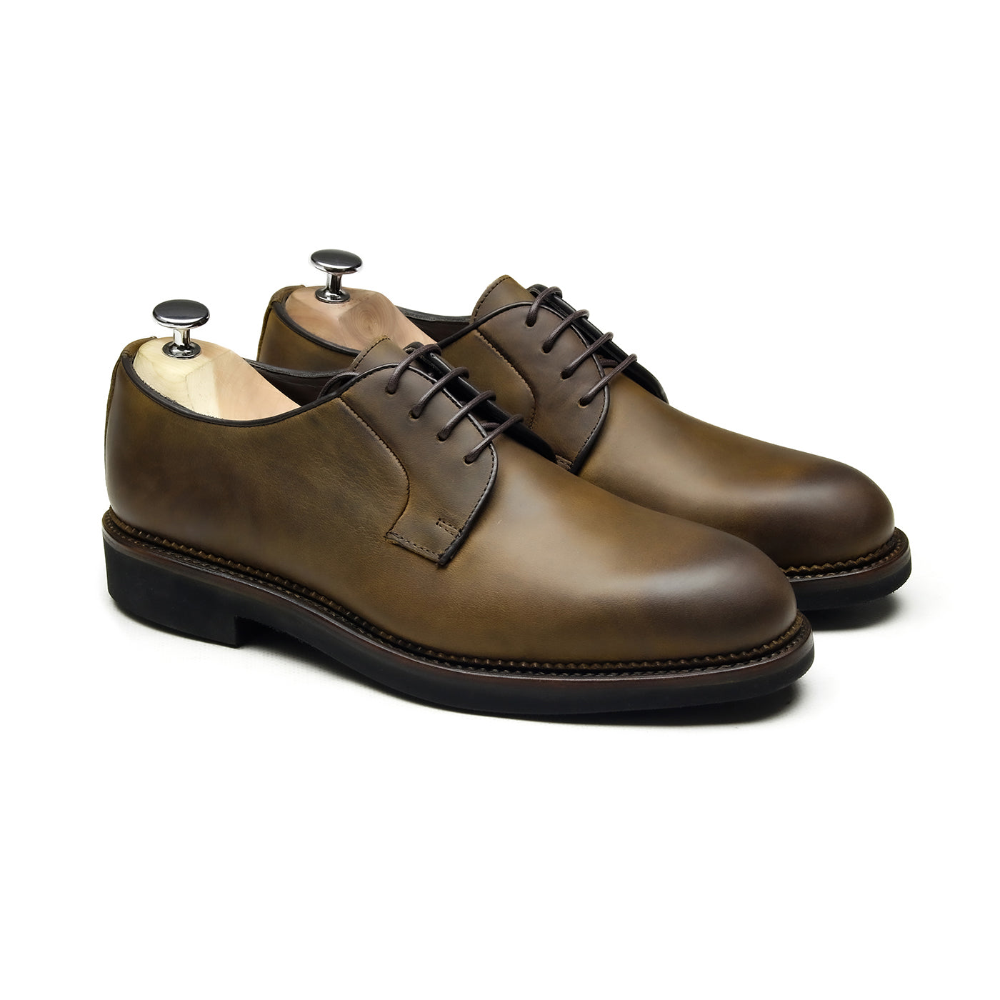 Alan Chaussures Homme (Derby) Pull-up Marron